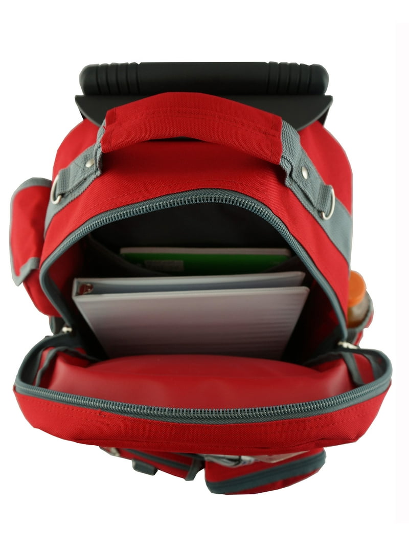 3pcs School Wheeled Bag Set With Lunch Box Kids SchooTrolley Bag Wheels Wheeled Backpack For Boys Travel Luggage Trolley Bag - 1524