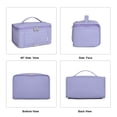 thumbnail image 6 of NOL Natural Organic Lifestyle Small Lunch Bag Mini Lunch Box Insulated Lunch Bag for Men/Women Leakproof Cooler Tote Bag Lightweight Nylon Waterproof Lunch Box For Work, Light purple, 6 of 8