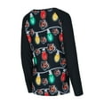 thumbnail image 2 of Women's Concepts Sport Cincinnati Bengals Garland Knit Raglan Long Sleeve Top & Pants Set, 2 of 3