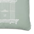 thumbnail image 4 of Levtex Home - Grey Palladium - Decorative Pillow (20 x 20in.) - Birdcage - Teal and white, 4 of 4