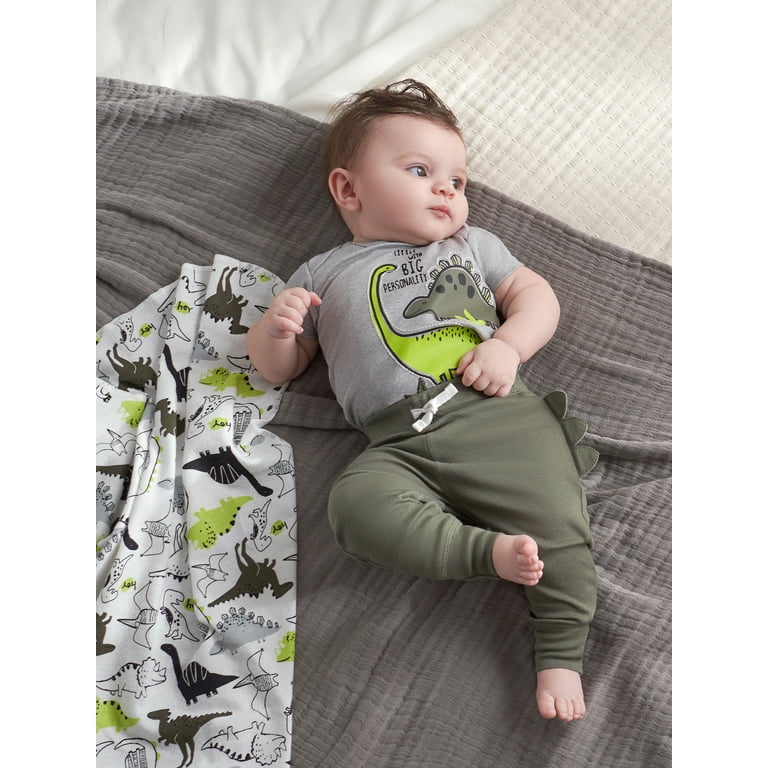 Gerber Baby Boy Pull-On Pants, 2-Pack (Newborn - 12M) - DroneUp Delivery