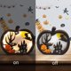 thumbnail image 5 of Decoraciones de mesa de Halloween, decoración de mesa con letrero de calabaza de madera con regalo de luces Kaili Sencillez, 5 of 5