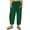 5872-Blackish Green, variant on Plus Size Pants Summer Womens Wide Leg Knit Palazzo Pants Lounge Ladies Casual Drawstring Harem Fall Solid Pants with Pocket (XL-5XL)