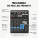thumbnail image 3 of Mezclador De Audio Bluetooth 4 Canales De Consola Tarjeta NEGRO, 3 of 6