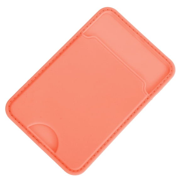 LEORX Pink Durable Phone Wallet Card Holder Self Adhesive Cellphone Back Pocket