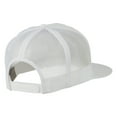 thumbnail image 4 of Breast Cancer Ribbon Embroidered Mesh Cap - White OSFM, 4 of 5