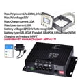 thumbnail image 2 of 12V/24V,10A Solar Controller With Load Output Function Charge Controller Support Bluetooth APP LCD Display Controller ,Easy to Use, 2 of 7