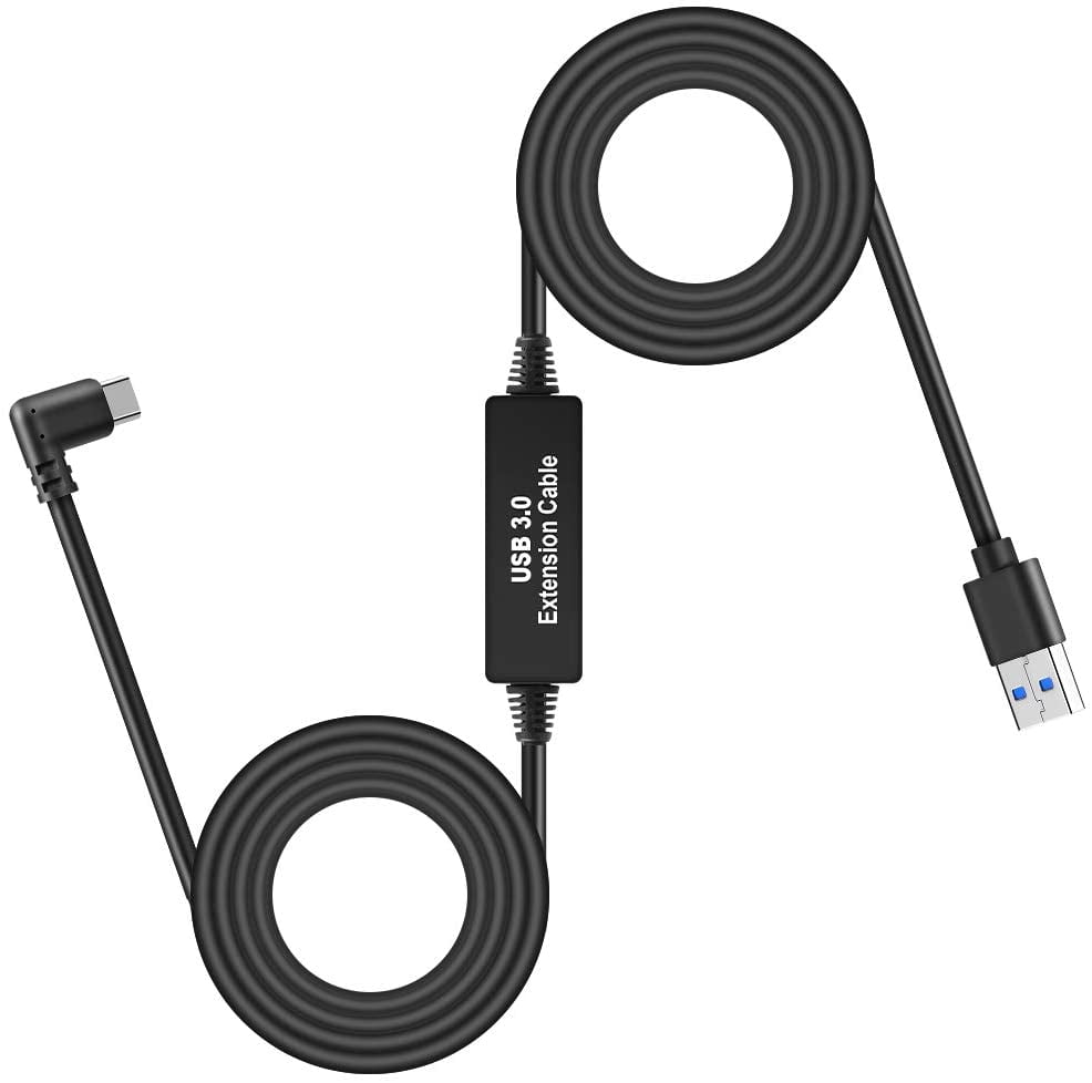 Oculus Quest Link Cable,USB Type C Cable Oculus Quest 1/2 Link Cable 16FT Streaming VR & Fast Charging Cable Compatible for Quest 1/2 Play PCVR and Gaming PC -