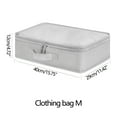 thumbnail image 2 of Latrodar Travel Cubes for Packing Luggage Organizer Bags Double Zipper Travel Organizer Bags Travel Clothes Storage Solid Moving Bags Water-Resistant for Comforters Blanket Clothing Sheet Toys 1PC, 2 of 3