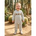 thumbnail image 4 of Cenuakty Baby Boy Fall Romper Casual Duck Embroideried Striped Crew Neck Long Sleeve Infant Boy Jumpsuit, 4 of 9