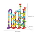 Dadypet Building Block,Marble Run Set 3D Marble Run Pieces 3D Marble