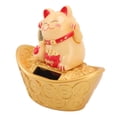 thumbnail image 4 of Estatua de escultura de gato de la suerte con energía solar, energía solar, gato de la suerte, dinero de la suerte, gato para decoración del coche, mano ondeando, gato de la suerte, decoración del hogar, resultados impresionantes, 4 of 8
