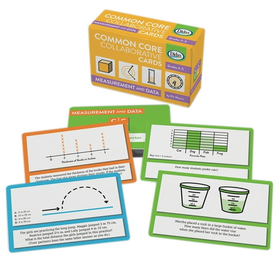 Didax Educational Resources Common Core Collaborative Cards-Measurement and Data