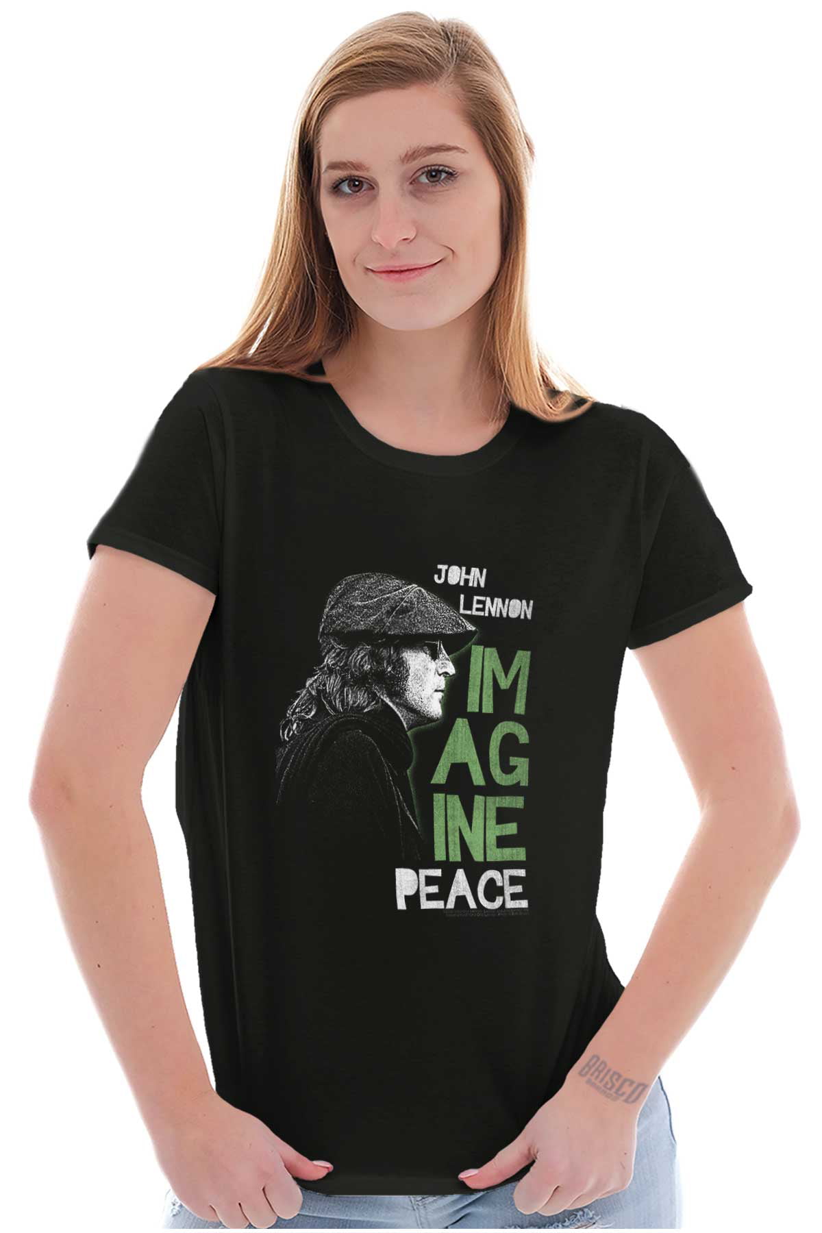 Give Peace A Chance Baseball 3/4 Sleeve T-Shirt Officially Licensed John Lennon