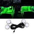 thumbnail image 1 of Car LED Interior Strip Light,USB Neon Wire Lights,Automobile ambient ,Automobile light strip,LED Strip Lights,Ambient Kit Car Decorations Interior,Multicolor RGB, 1 of 2
