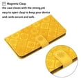 thumbnail image 6 of For Samsung Galaxy S24 FE 5G 6.7" Ethnic Wind Embossed Strong Magnetic Attachment/Closure, Card Slots/Pocket, PU Leather Flip Wallet Case ﻿,Yellow,For Galaxy S24 FE 5G, 6 of 7