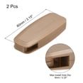 thumbnail image 2 of Unique Bargains Poignée de Chaîne pour Stores, Lot de 2 80mm Poids de Cordon pour Stores à Rouleau, Marron, 2 of 6