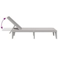 thumbnail image 5 of vidaXL Sun Lounger Grey 186x60x29 cm PP, 5 of 5