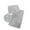 Gray, variant on dgysar Bathroom Rug Set 3 Piece Solid Color Shaggy Floor Mat U-Shaped Toilet Rug Lid Cover Non-Slip Absorbent Plush Washable Decor Pink 3PC
