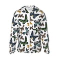 thumbnail image 2 of Lsque Watercolor Butterflies UPF 50+ Lightweight Sun Protection Men's Women's Long Sleeve Shirt, Hoodie Performance -Small, 2 of 9