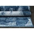 thumbnail image 6 of La Dole Rugs Abstract Modern Marble Minimal Design Contemporary Area Rug - Amazing Home Decor 3x5 Carpet for Living Room, Bedroom, Kitchen, Office, and Dining - Blue, 4x6, 3'11" x 5'3" (120cm x 160cm), 6 of 7