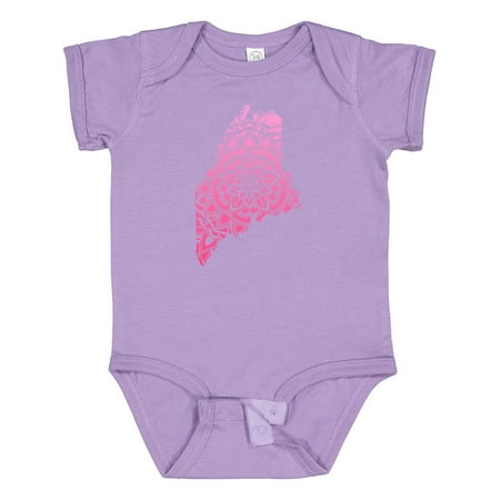 

Inktastic Maine Silhouette Mandala Gift Baby Boy or Baby Girl Bodysuit