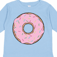 thumbnail image 4 of Inktastic Pink Donut with Sprinkles Boys or Girls Long Sleeve Toddler T-Shirt, 4 of 5