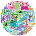 thumbnail image 5 of Pegatinas de vinilo para niños adultos 50 piezas calcomanías de vinilo impermeables Simpsons personalidad lindas pegatinas para tazas maleta botella de agua portátil coches Sincero Electrónica, 5 of 5