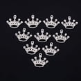 thumbnail image 2 of Racing Butterfly 10Pcs/Set Alloy Crystal Small Crown Charms Pendant DIY Craft Jewelry Making, 2 of 8