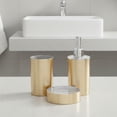 thumbnail image 6 of Evideco French Home Goods Golden Gold Tumbler Only ABS Plastic Bathroom Tumblers, 6 of 7