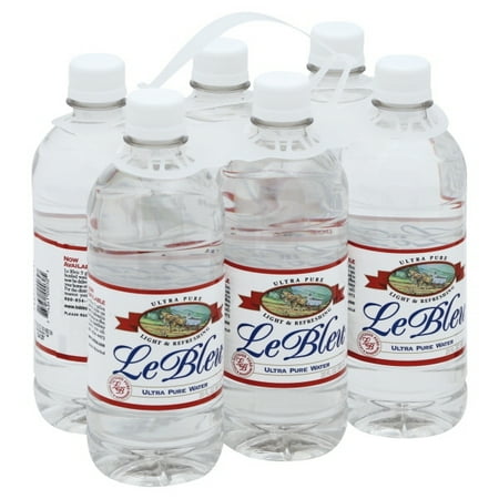 Le Bleu Ultra Pure Water, 20 Fl. Oz., 6 Count