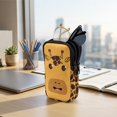 thumbnail image 7 of SEANATIVE Double Eyeglass Case Zipper Glasses Case Sunglasses Pouch for 2 Pairs of Eyeglasses Sunglasses, Multifunctional Eyewear Organizer Portable Eyewear Accessories, Cute Giraffe Print, 7 of 7