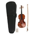 thumbnail image 2 of Violon 4/4, Violon Acoustique Professionnel en Érable Rétro Ergonomique avec Étui Rigide pour Adultes pour Performance, 2 of 7