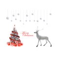 thumbnail image 4 of DIY Navidad de Pared Ventana Festival Calcomanías Murales Noel año Decoraciones Navideñas para Tienda Cafe perfecl Adhesivo de pared navideño, 4 of 8