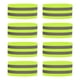 thumbnail image 1 of Muñequeras reflectantes Tobilleras (8 bandas/4 pares) | Accesorios de alta visibilidad y seguridad para correr/andar en bicicleta/caminar, 1 of 5