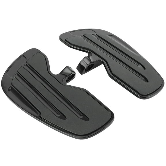 Aluminum Front Rider Floorboards Foot Pegs Footboard Fit for Indian Scout Sixty Bobber 20152021(Matte Black Glossy )