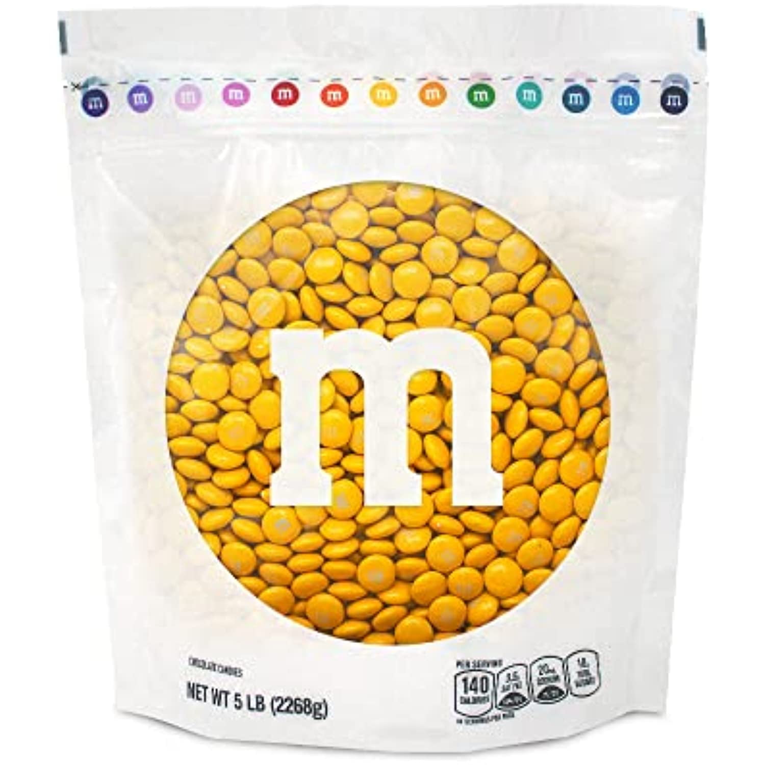 M&M's Milk Chocolate Meant to Bee Candy, 5lbs of Bulk Candy for Engagement Party, Bridal Shower, Wedding Gifts, Wedding Favors and Candy Buffet