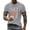 Light Gray, variant on Men's 1776 2026 250 Years We The People Thin Red Line American Flag Graphic Print Crew Neck Short Sleeve Vintage Classic Summer Casual Sport Daily Going Out Wear Activewear Streetwear Top Tee Shirt