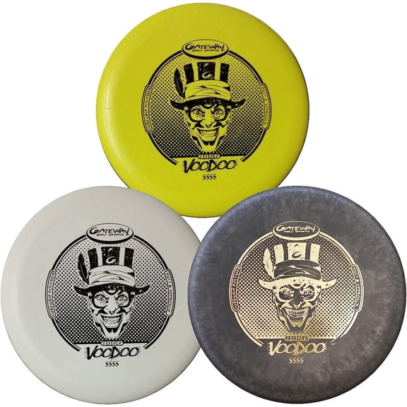 Gateway Voodoo Disc Golf Putter Approach Disc - 3 Pack (SSSS (4S))
