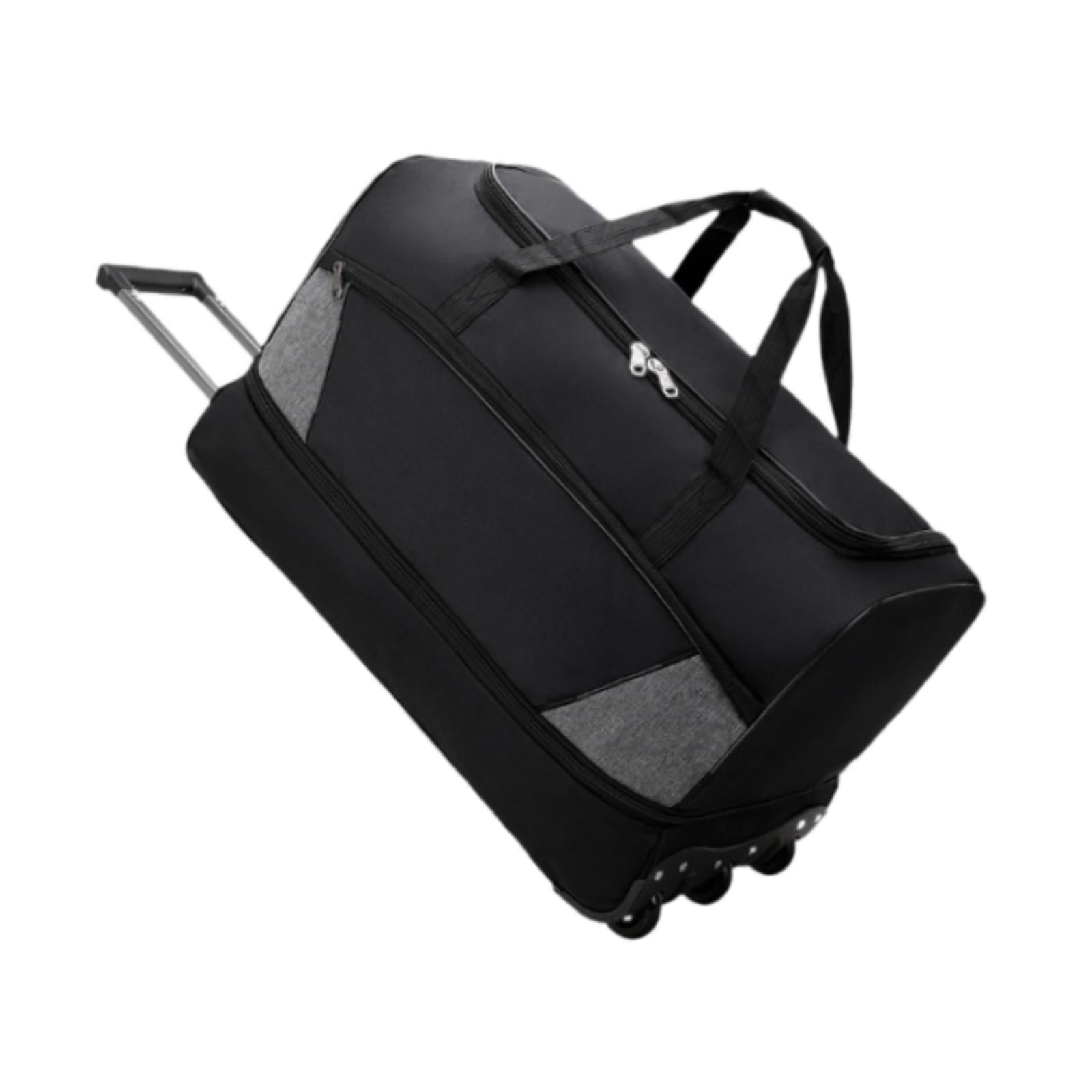 LeeQinersw Wheeled Rolling Duffle Bags Space Saving Luggage Bag for Picnic Outdoor Women S