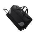 thumbnail image 3 of Bolso de lona con ruedas maleta bolso de bolso de bolso para salvar bolso de viaje enrollable portátil bolso de tranvía para viajes de picnic al aire Negro, 3 of 8