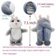 thumbnail image 4 of Juguete de peluche de hámster parlante, repite lo que dices, divertidos juguetes de peluche para niños, juguetes interactivos de peluche con forma de disco parlante, regalo de cumpleaños para niños,, 4 of 8