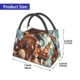 thumbnail image 2 of Fotbe Animal Filled Noahs Ark Bolsa Térmica Portátil con Estampado, Bolsa de Entrega de Alimentos Aislada, Bolsa Reutilizable de Gran Capacidad para Comidas y Supermercado, 2 of 6