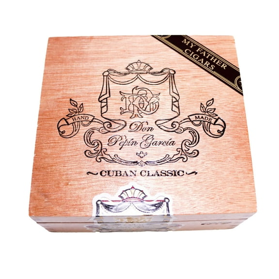 Don Pepin Garcia Robustos Classic 1979 Empty Wood Cigar Box 6.25" x 6" x 2.75"