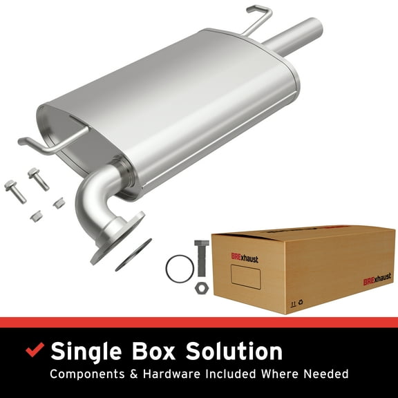 BRExhaust OE Replacement Exhaust Muffler Kit 108-0069: Compatible with 1997-2001 Toyota Camry 3.0L