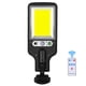 thumbnail image 2 of Farola solar con sensor de movimiento | Reflector LED solar para exteriores, resistente al agua IP65, para estacionamientos y entradas de vehículos | Encendido y apagado automático desde el, 2 of 7