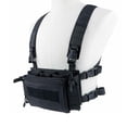 thumbnail image 3 of Chaleco táctico para hombre Police Chest  Plate Carrier Hunting Negro Zulema Chaleco para juegos al aire libre, 3 of 8