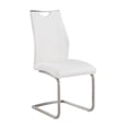 thumbnail image 1 of Armen Living Bravo Dining Chair, White (Set of 1), 1 of 2