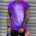 thumbnail image 2 of Mens Graphic Tank Tops Gym,Men's Sleeveless Workout Tank Tops, Stylish 3D Print Vest Shirts Summer Casual Tees Muscle Tanks for Men Gym Shirt, 2 of 5