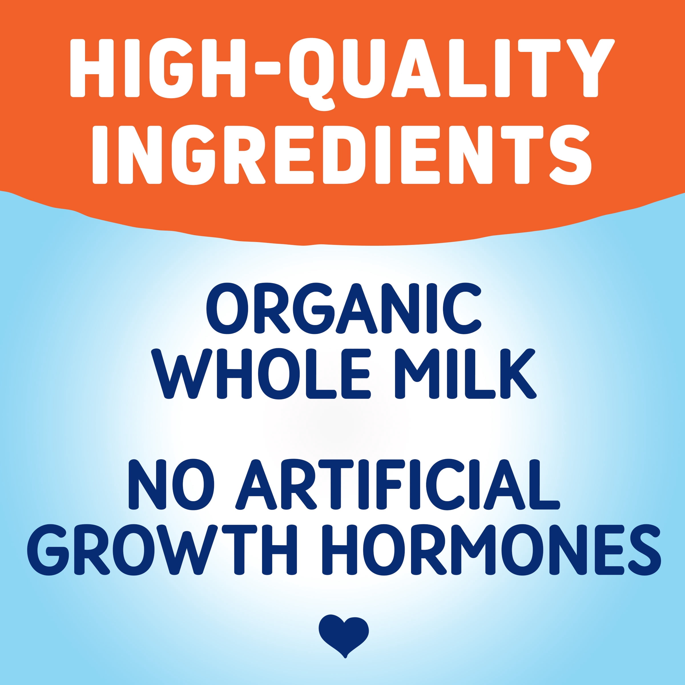 Stonyfield Organic YoBaby Apple & Blueberry Whole Milk Baby Yogurt, 4 oz Cups, 6 ct Pack
